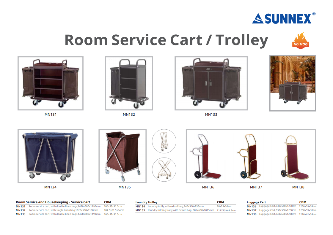 SUNNEX produktu berriak: Room Service Orga / Orga