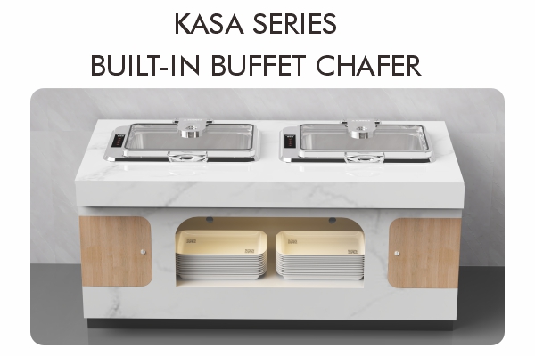 SUNNEX KASA seriea: 8,5l Buffet Chafer integratua