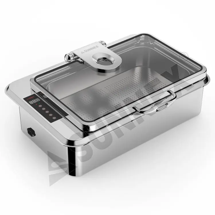 Altzairu herdoilgaitza 8,5l barneratutako buffet chafer